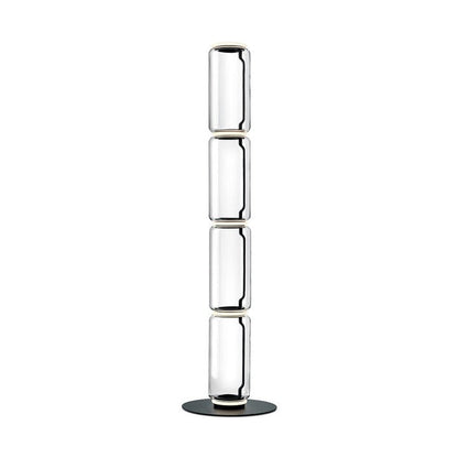 Adjustable Hand-Blown Glass LED Floor Lamp
