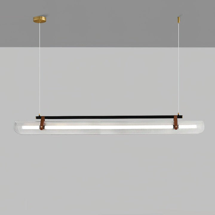 Adjustable LED Acrylic Linear Chandelier Pendant Light