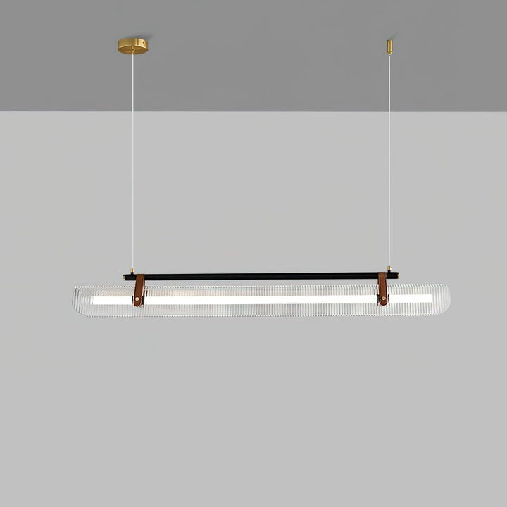 Adjustable LED Acrylic Linear Chandelier Pendant Light