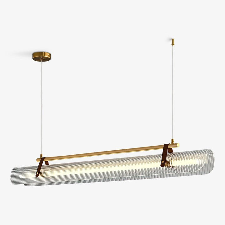 Adjustable LED Acrylic Linear Chandelier Pendant Light