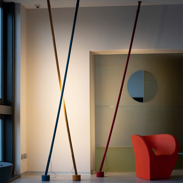 Adjustable LED Floor Lamp with Flexible Light Strip