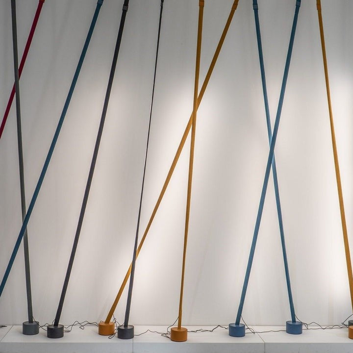 Adjustable LED Floor Lamp with Flexible Light Strip