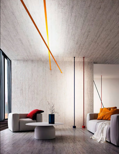 Adjustable LED Floor Lamp with Flexible Light Strip