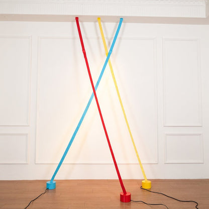 Adjustable LED Floor Lamp with Flexible Light Strip