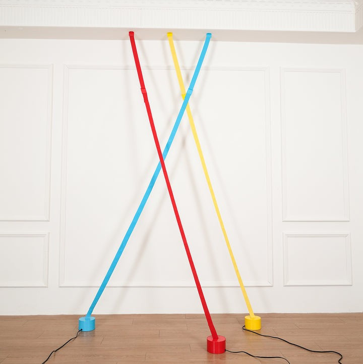 Adjustable LED Floor Lamp with Flexible Light Strip