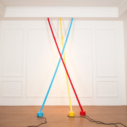 Adjustable LED Floor Lamp with Flexible Light Strip