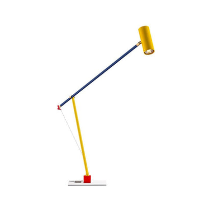 Adjustable LED Table Lamp with Colorful Sculptural Accent