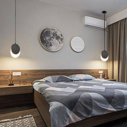Adjustable Lunar Eclipse LED Pendant Lamp