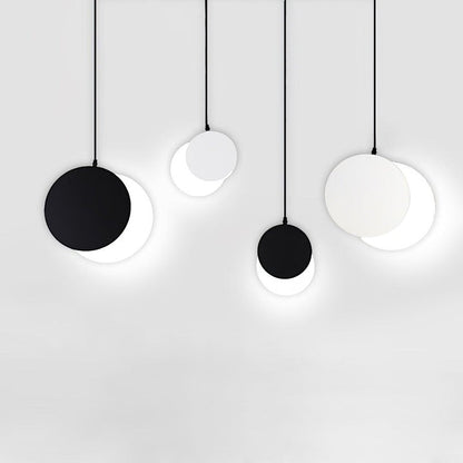 Adjustable Lunar Eclipse LED Pendant Lamp