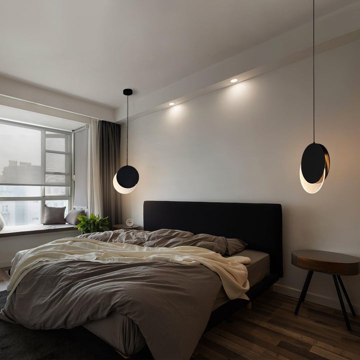 Adjustable Lunar Eclipse LED Pendant Lamp