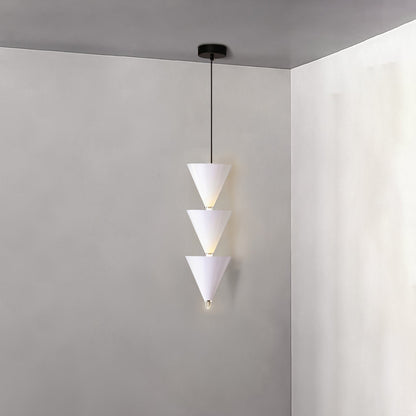 Adjustable Multi-Head LED Cone Pendant Light