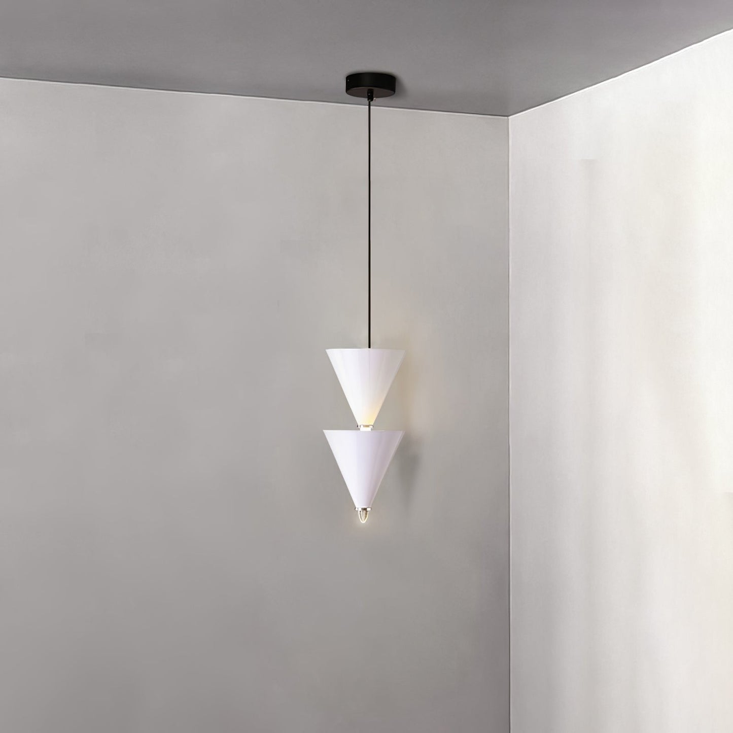 Adjustable Multi-Head LED Cone Pendant Light