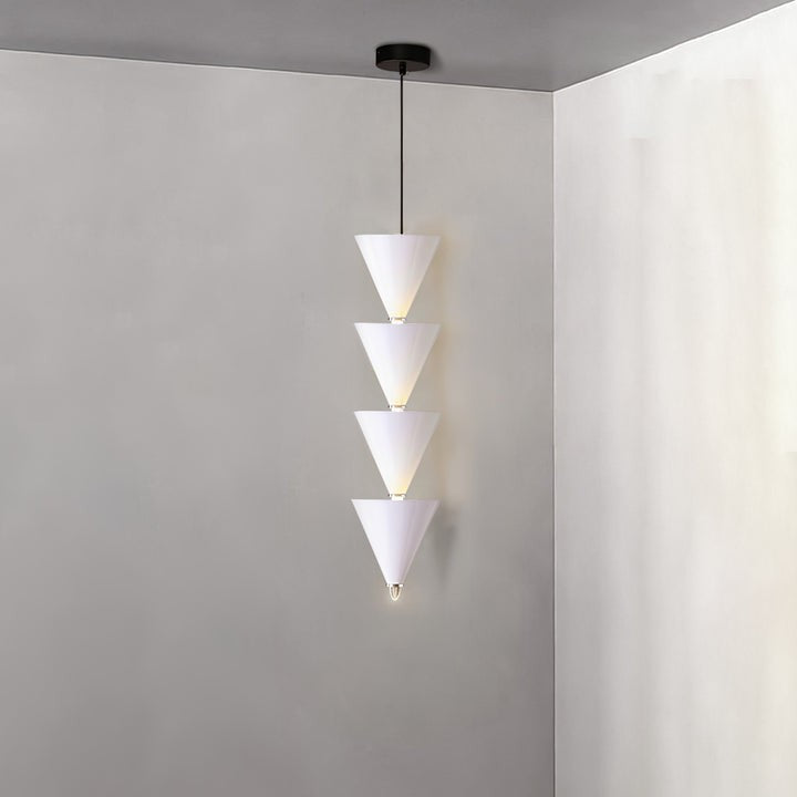 Adjustable Multi-Head LED Cone Pendant Light