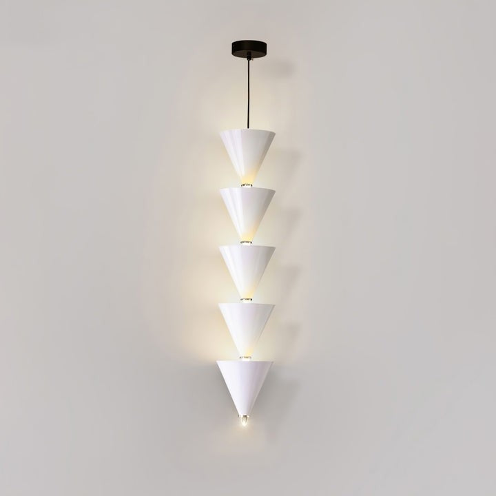 Adjustable Multi-Head LED Cone Pendant Light