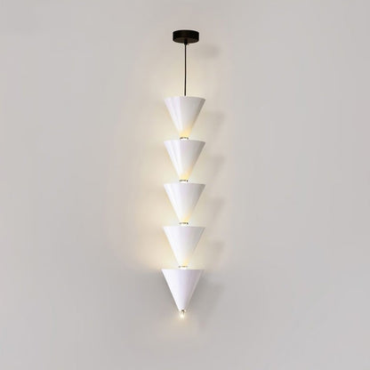 Adjustable Multi-Head LED Cone Pendant Light