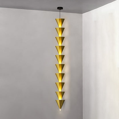 Adjustable Multi-Head LED Cone Pendant Light