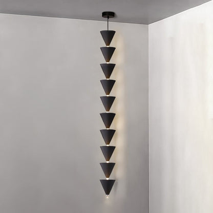 Adjustable Multi-Head LED Cone Pendant Light