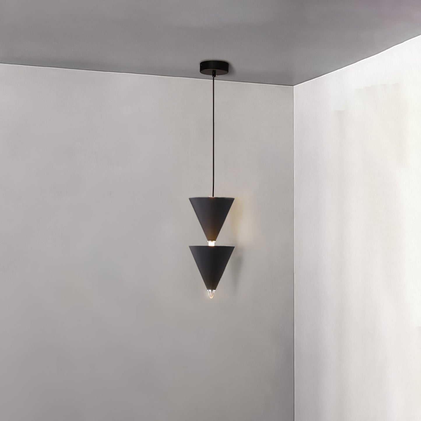 Adjustable Multi-Head LED Cone Pendant Light