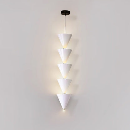 Adjustable Multi-Head LED Cone Pendant Light