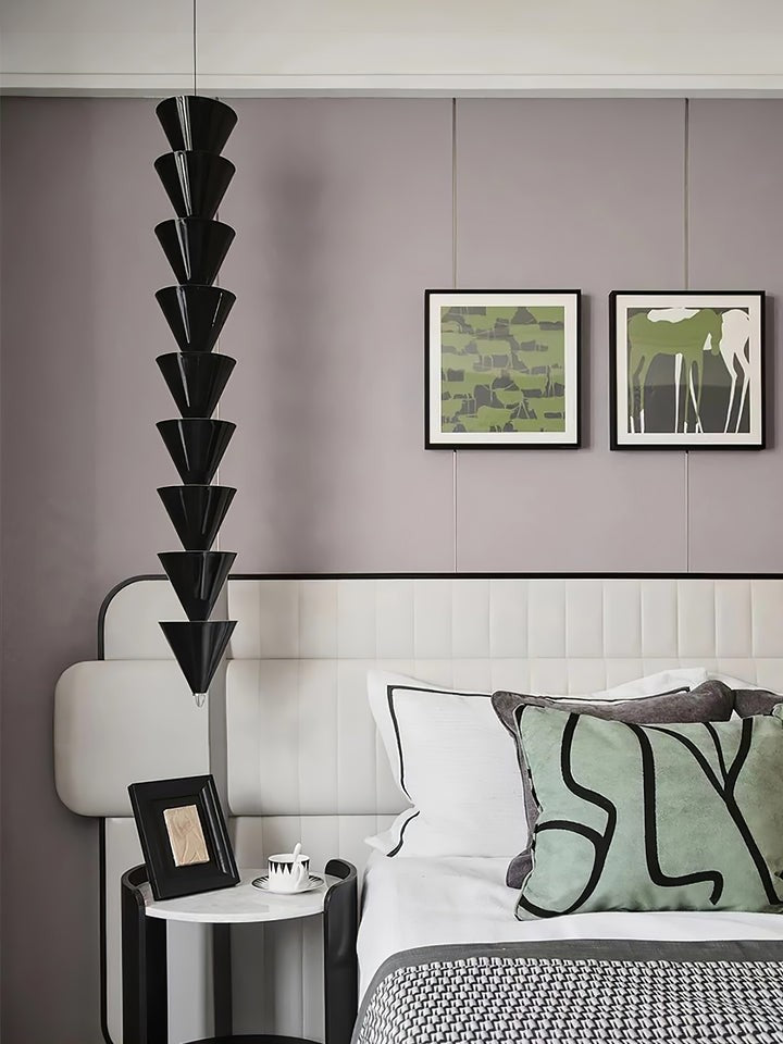 Adjustable Multi-Head LED Cone Pendant Light