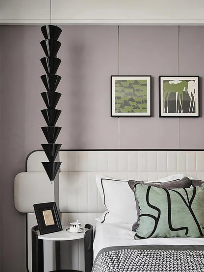 Adjustable Multi-Head LED Cone Pendant Light