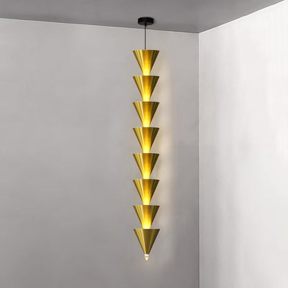 Adjustable Multi-Head LED Cone Pendant Light