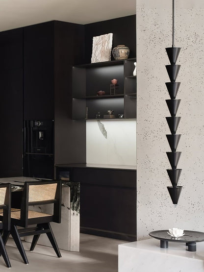 Adjustable Multi-Head LED Cone Pendant Light