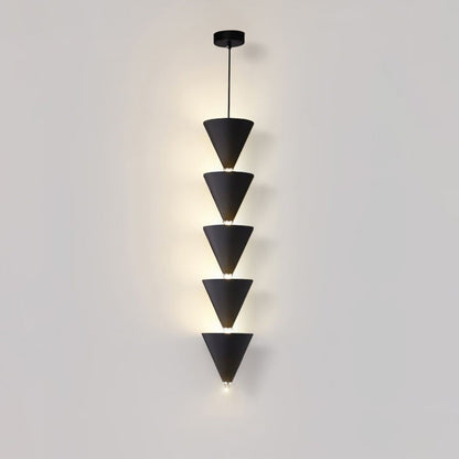 Adjustable Multi-Head LED Cone Pendant Light