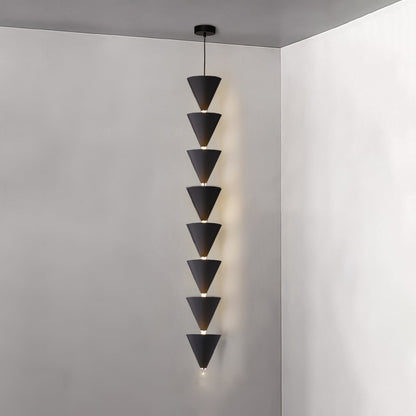 Adjustable Multi-Head LED Cone Pendant Light
