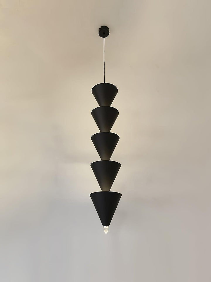Adjustable Multi-Head LED Cone Pendant Light