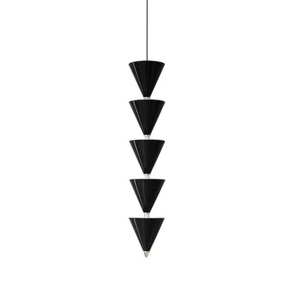 Adjustable Multi-Head LED Cone Pendant Light