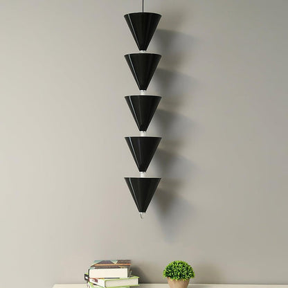 Adjustable Multi-Head LED Cone Pendant Light