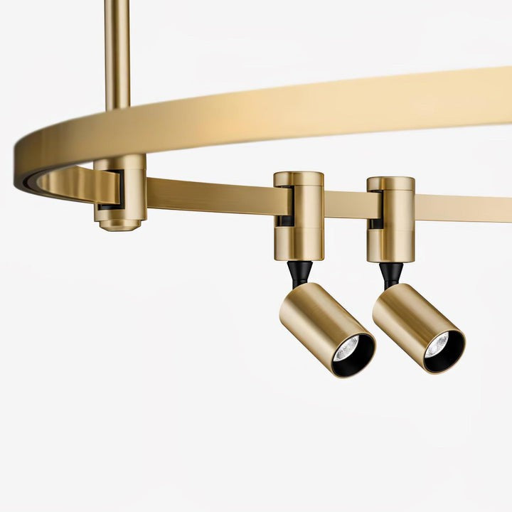 Adjustable Round LED Ceiling Chandelier
