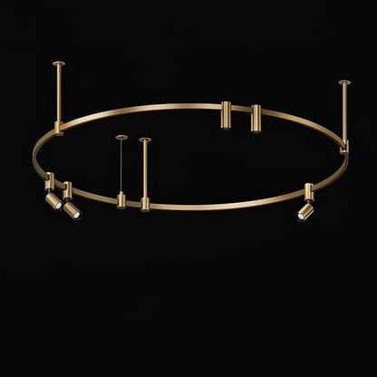 Adjustable Round LED Ceiling Chandelier