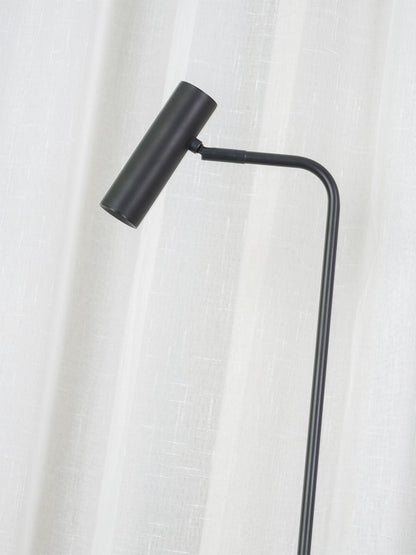 Adjustable Satin Brass LED Floor Lamp - Three-Color Light