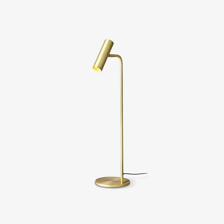 Adjustable Satin Brass LED Table Lamp