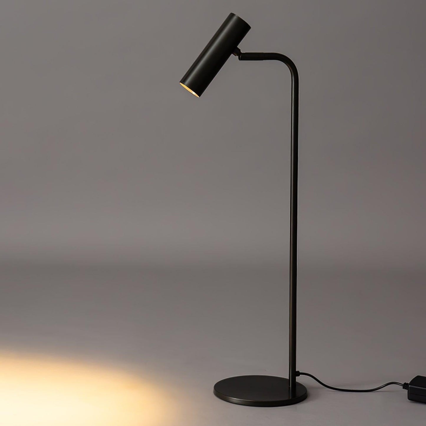 Adjustable Satin Brass LED Table Lamp