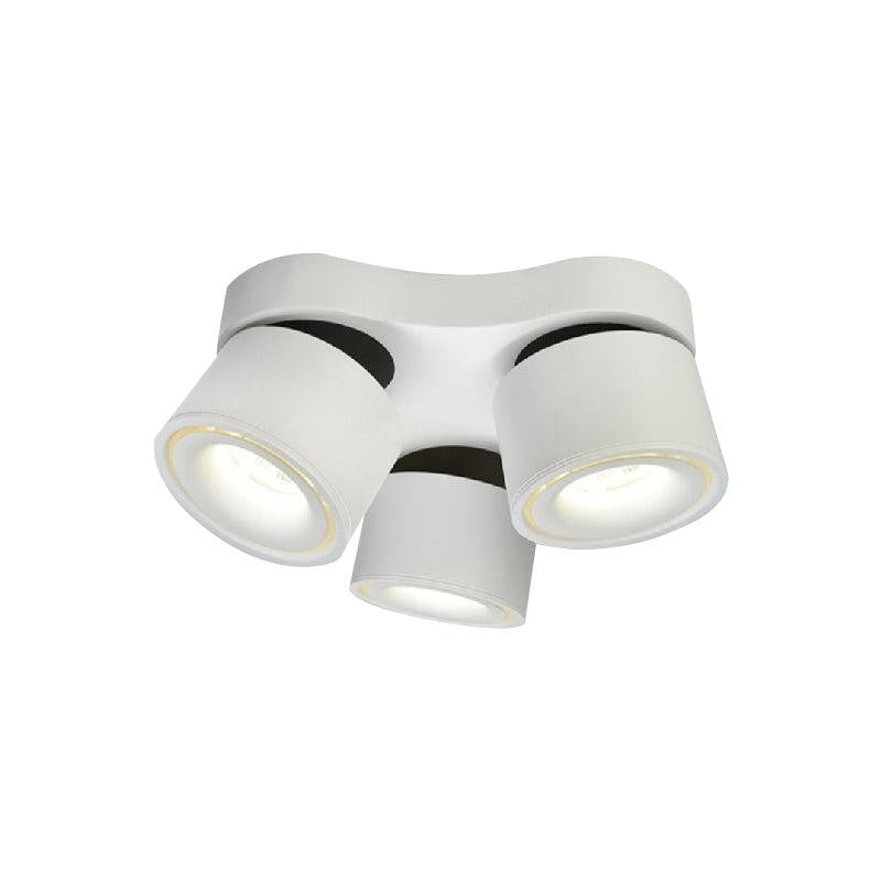 Adjustable Triple-Head Rotating LED Ceiling Spotlight