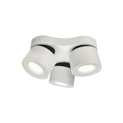 Adjustable Triple-Head Rotating LED Ceiling Spotlight