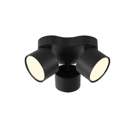Adjustable Triple-Head Rotating LED Ceiling Spotlight