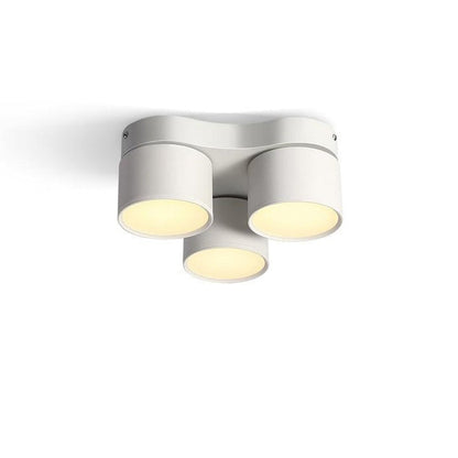 Adjustable Triple-Head Rotating LED Ceiling Spotlight