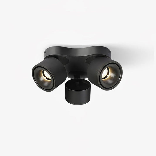 Adjustable Triple-Head Rotating LED Ceiling Spotlight