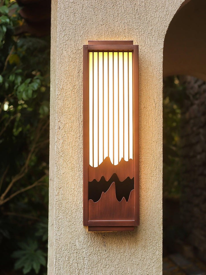 Alabaster LED Outdoor Wall Sconce – IP65 Weatherproof