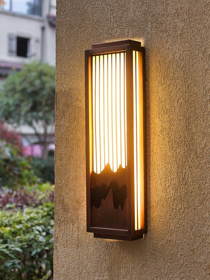 Alabaster LED Outdoor Wall Sconce – IP65 Weatherproof