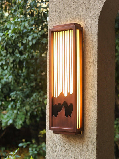 Alabaster LED Outdoor Wall Sconce – IP65 Weatherproof