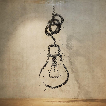 Artistic Charcoal Letter Chandeliers Collection S–Z