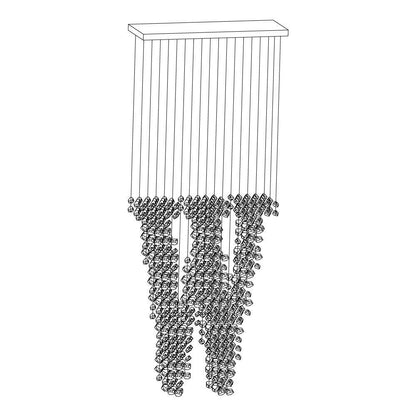 Artistic Charcoal Letter Chandeliers Collection S–Z