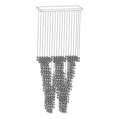 Artistic Charcoal Letter Chandeliers Collection S–Z