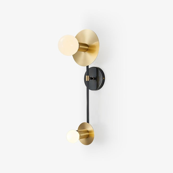 Balance Scale Wall Sconce with Marble Accents
