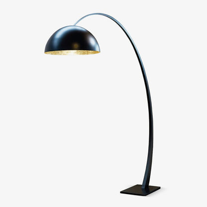 Black Arched Dome LED Floor Lamp